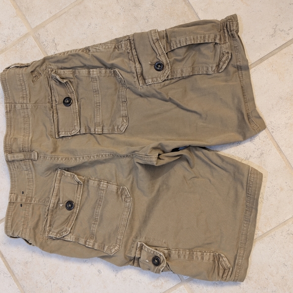 Men's Tan Cargo Shorts Classic Active Flex Size 31 - Picture 5 of 9
